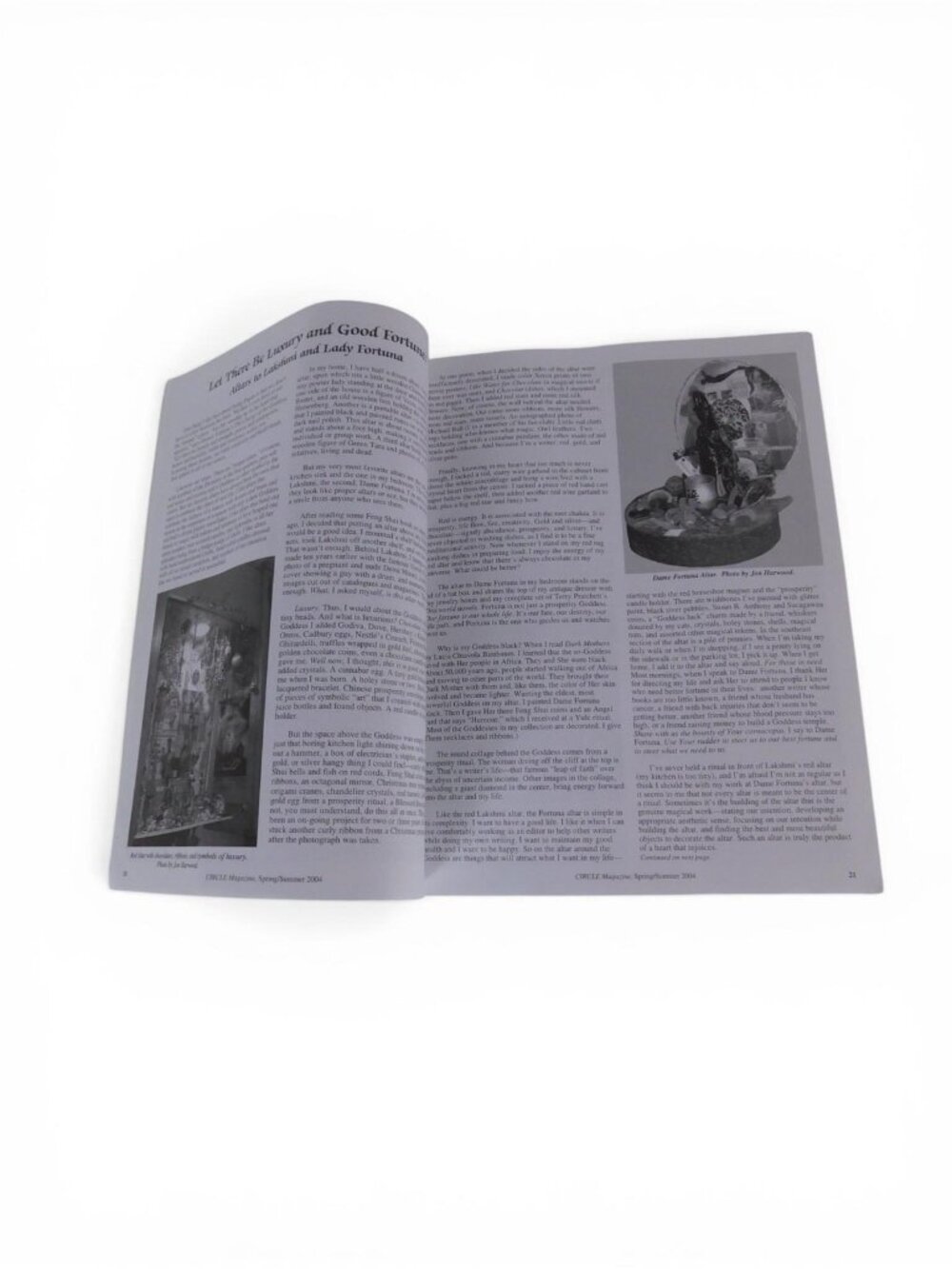 Score Magazine Altars Issue Spring/Summer 2004 Pagan Wicca Purple Softcover - Picture 4 of 6